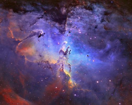 Free download Outer space eagle nebula wallpaper 1920x1080 7326 