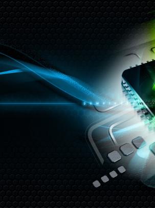 Free download Download Wallpaper 1920x1080 nvidia green blue white chip 