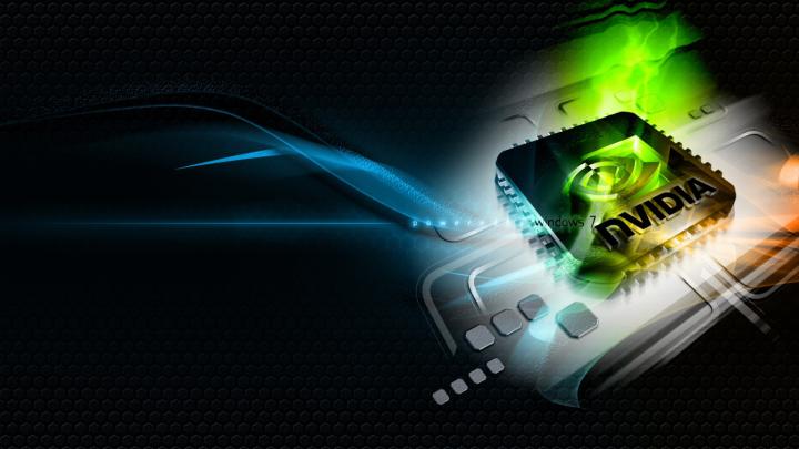 Free download Download Wallpaper 1920x1080 nvidia green blue white chip 