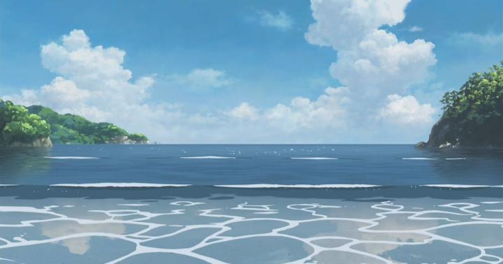 Anime Ocean Wallpaper 1920x1080 - Wallpaper Download