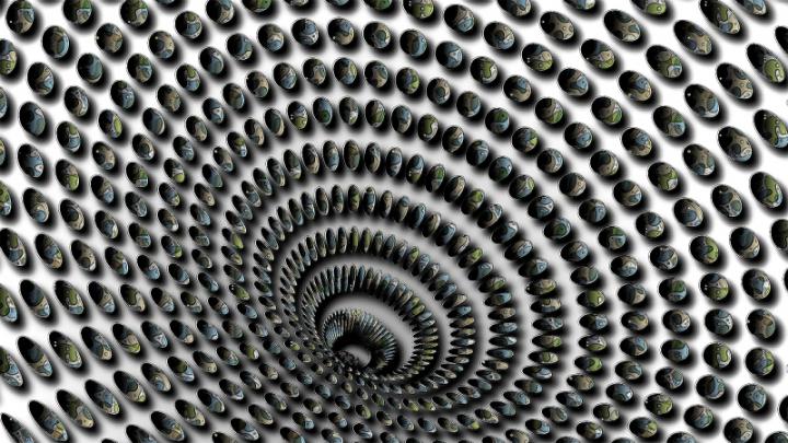 1920x1080 px black Optical art Optical Illusion white High Quality 