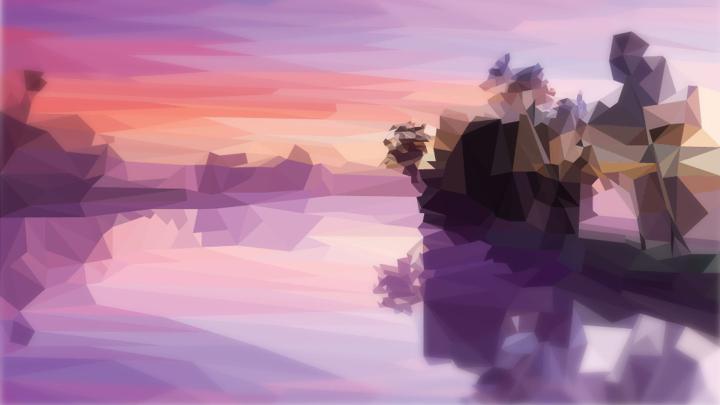 Polygon Landscape Wallpapers - Top Free Polygon Landscape Backgrounds 