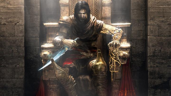 Download Wallpaper 1920x1080 prince of persia, throne, knife, armor 