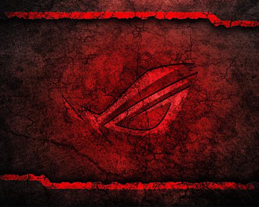 Free download asus rog republic of gamers logo grunge background hd 