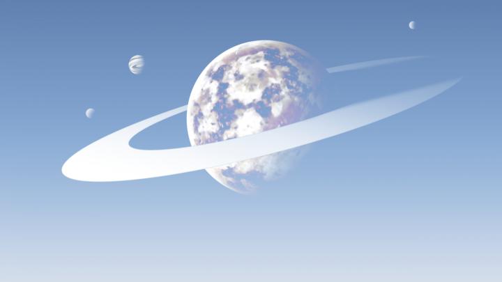 Download 1920x1080 wallpaper saturn, planet, minimal, art, full hd 