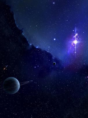 Free download Wallpaper dark clouds in the deep space desktop 