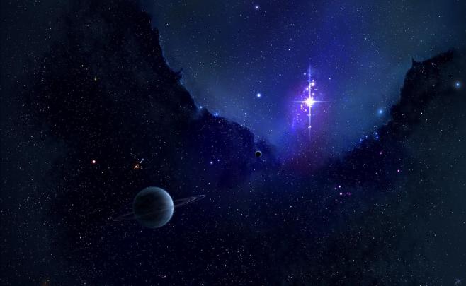 Free download Wallpaper dark clouds in the deep space desktop 