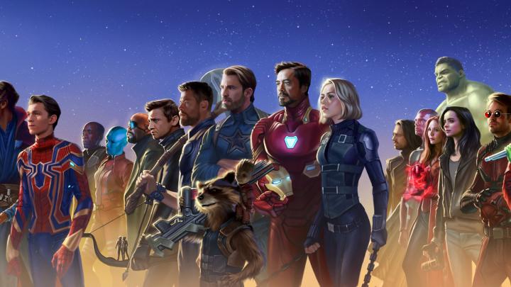 Download 1920x1080 wallpaper superheros, marvel, artwork, 2018, full hd 