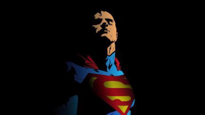 DC Universe, Superman, superhero, DC Comics, artwork, simple background 