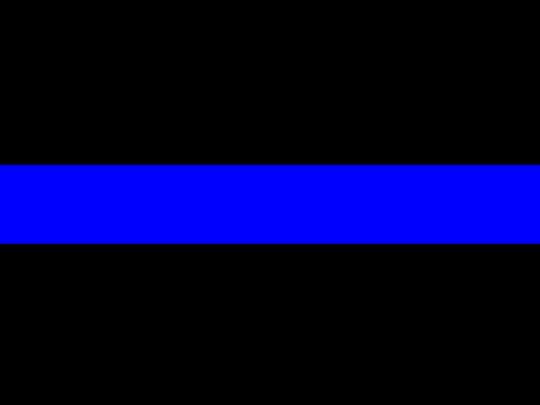 Thin Blue Line Wallpaper -