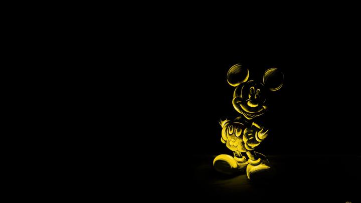 Download Wallpaper 1920x1080 cartoon, black background, character 