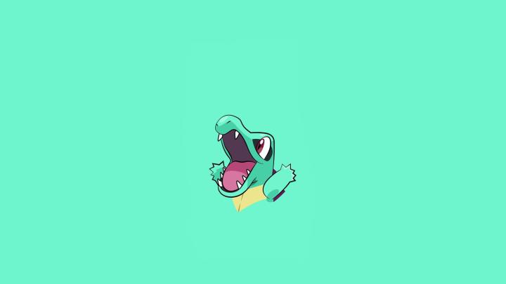 Pokemon Totodile Minimalism, HD Artist, 4k Wallpapers, Images 