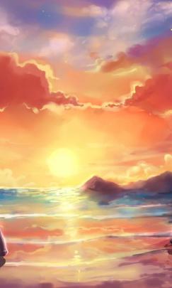 Couples Coast Love 4k Wallpaper for iphone and 4K for laptop download 