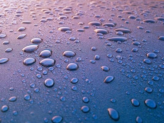 Waterdrops Blue 4K Wallpaper - Best Wallpapers
