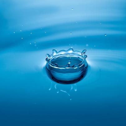 Water Drop Splash Blue 4K Wallpaper - Best Wallpapers