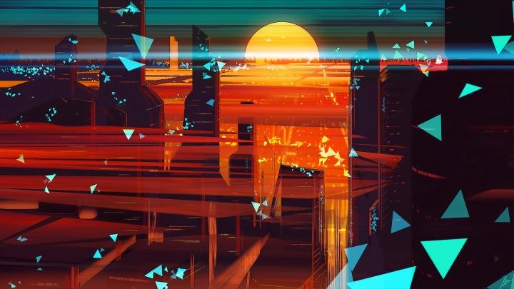 Abstract City 4k, HD Abstract, 4k Wallpapers, Images, Backgrounds 