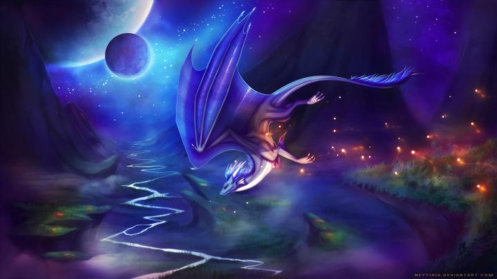 3840x2160 Nightlight Dragon 4k HD 4k Wallpapers, Images, Backgrounds 