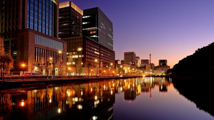 Free download Tokyo Japan City Night Lights Wallpaper Background 4K 