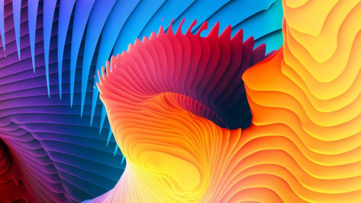 #Abstract #HD Fluid Spiral Waves #wallpapers | Macbook pro wallpaper 