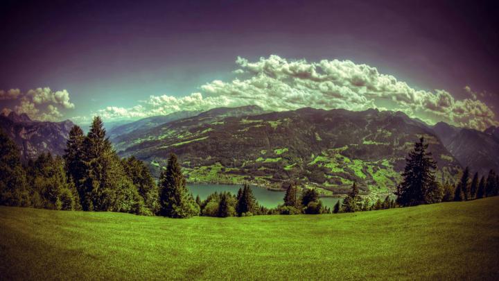 Green Mountain Wallpaper 4k