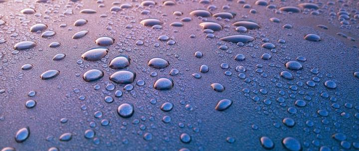 Waterdrops Blue 4K Wallpaper - Best Wallpapers