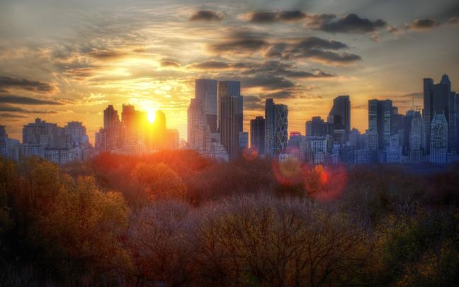 New York City Sunrise Wallpaper 4K | Wide Screen Wallpapers 1080p,2K,4K