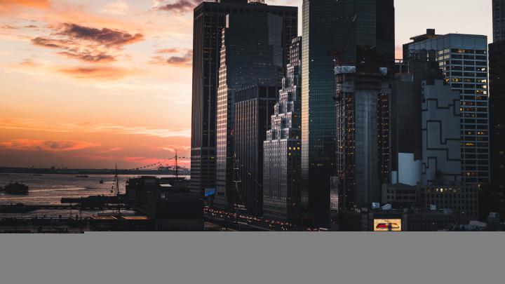 manhattan, new york, usa, evening, buildings 4k USA, new york, Manhattan