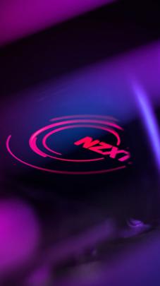 Wallpaper NZXT, purple, light, 4K, Hi-Tech #19895