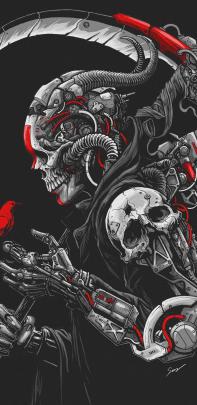 Skull Wallpaper 4k Iphone - 1125x2436 Wallpaper - teahub.io