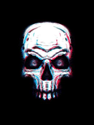 3D Skull Wallpaper 4K - pic-wire