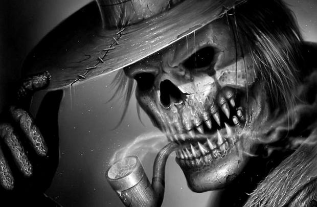 Skull Smoking Hd Wallpapers Love Wallpapers - Smoke Skull Wallpaper 4k 