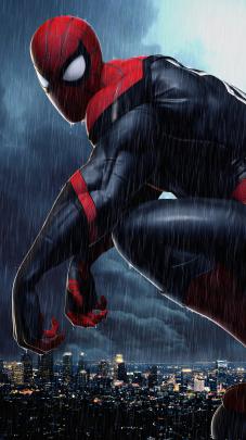 1080x1920 Spiderman 4k Raining Iphone 7,6s,6 Plus, Pixel xl ,One Plus 3 