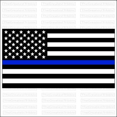 Thin Blue Line Flag Wallpaper Hd - Happy Living