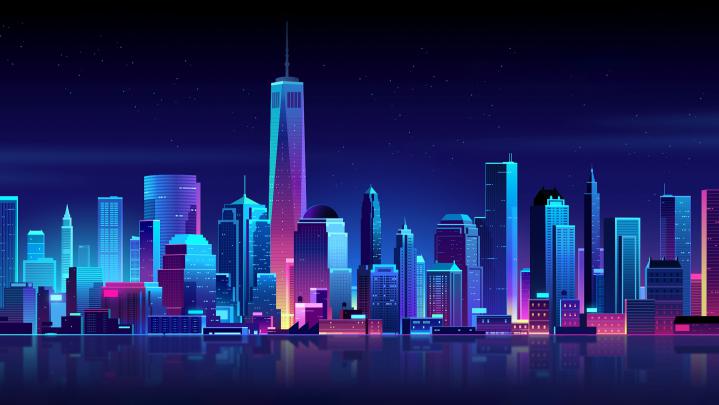 Cartoon City Night Wallpapers - Top Free Cartoon City Night Backgrounds 