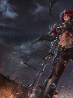 Free download katarina league of legends girl hd wallpaper lol champion 