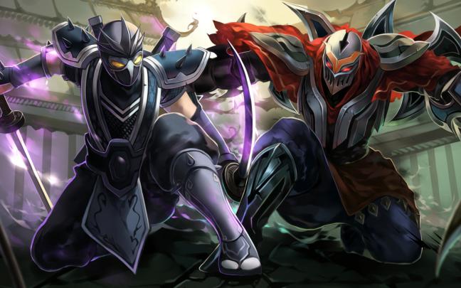 Free download Shen vs Zed LoL 6a Wallpaper HD [1920x1080] for your 