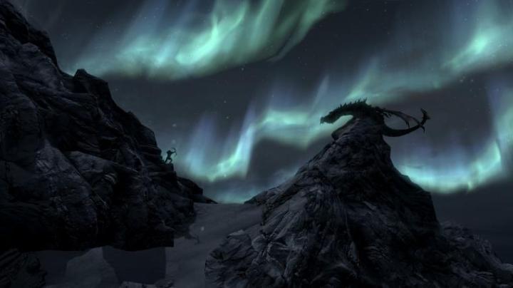 [44+] Skyrim Desktop Dragon Wallpaper 