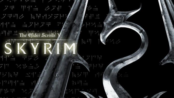 Skyrim Logo Wallpaper -