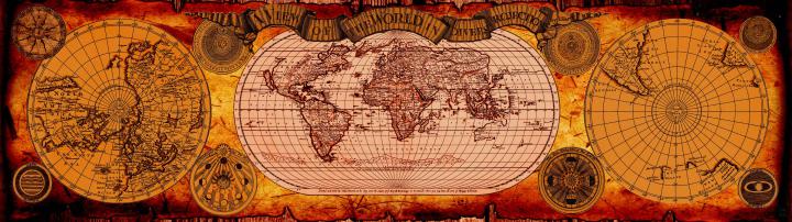 Vintage World Map Dual Monitor Wallpaper - Dual Monitor Wallpaper World 