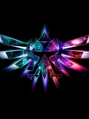 Free download triforce zelda hd 1920x1080 neon wallpaper desktop 