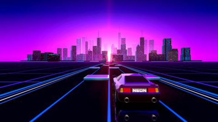 Neon Drive [1920x1080] | Neon wallpaper, Aesthetic desktop wallpaper 