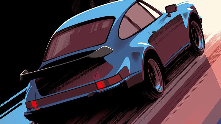 1920x1080 Porsche Artistic Art Rear 4k Laptop Full HD 1080P HD 4k 