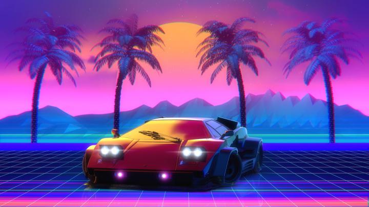 Lamborghini 80s wallpaper, Neon, Countach, Lamborghini Countach, 80\u0026#39;s 