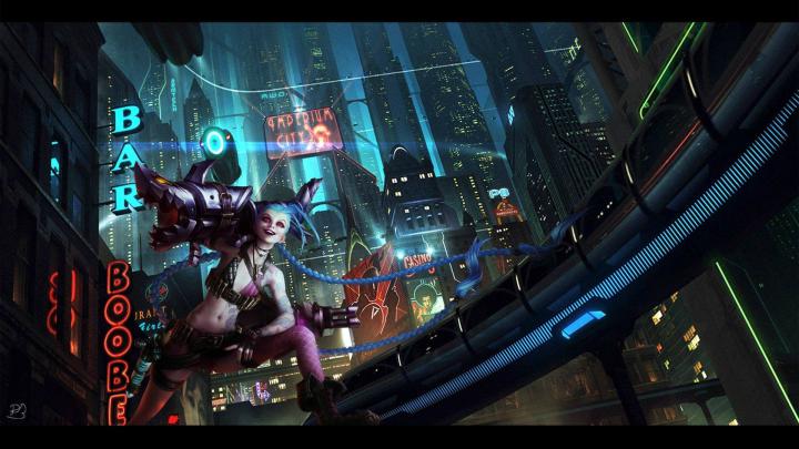 Download League Of Legends Jinx Wallpaper 1920x1080