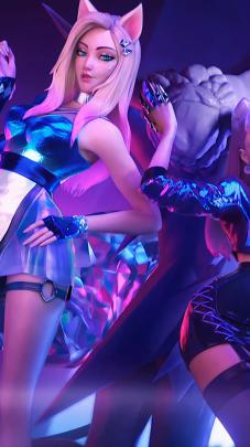Wallpaper League Of Legends, Kda, Riot Games, Ahri \u2022 Wallpaper For You 
