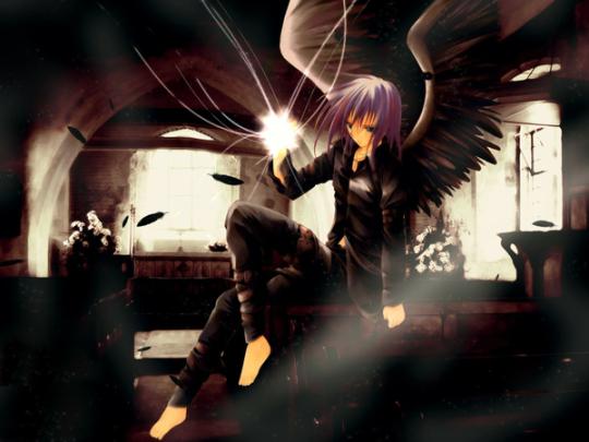 Anime Gothic Angel Wallpaper -