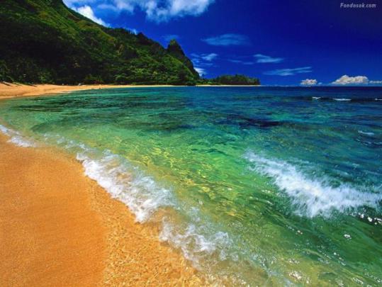 Free download 19201080 Blue Waves Beach Wallpaper[1080p HD] [1920x1080 