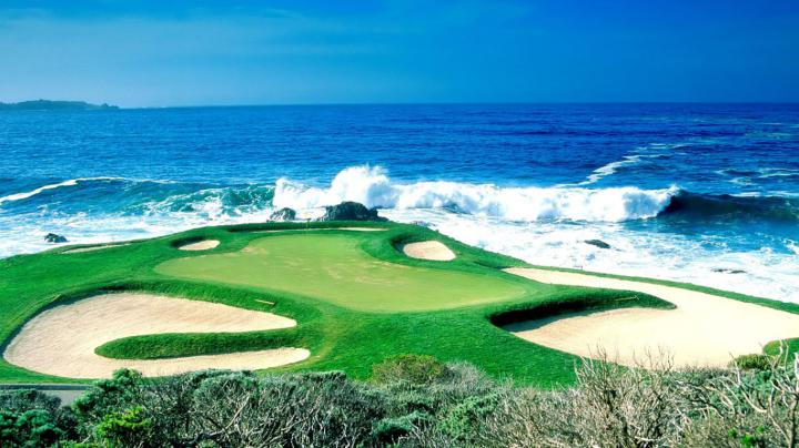 Free download Golf Course Beautiful Beach Wallpaper Download cool HD 