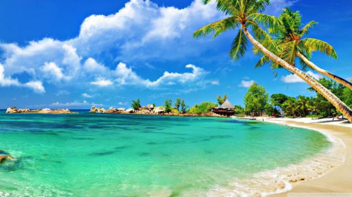Free download Beach 4K HD Desktop Wallpaper for Dual Monitor Desktops 