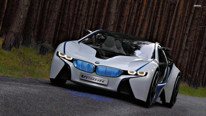 BMW i8 Wallpaper 1366x768 -